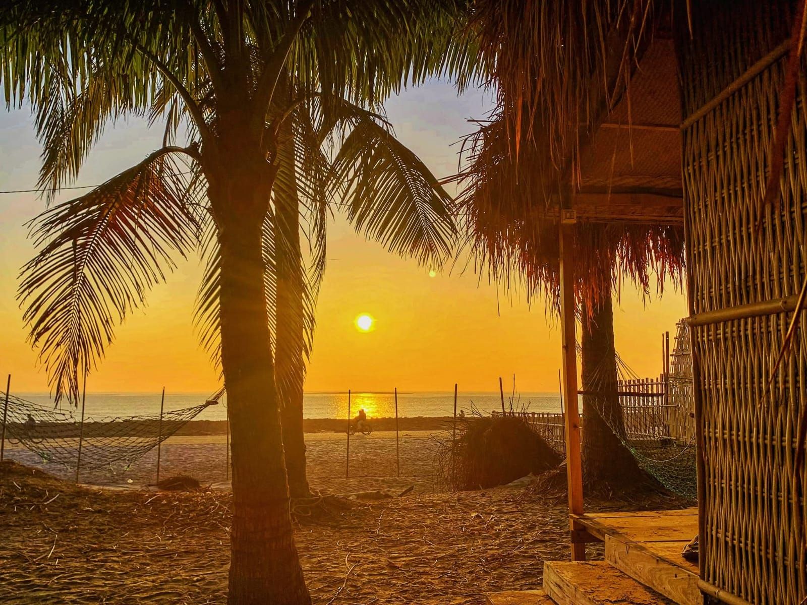 beach camp