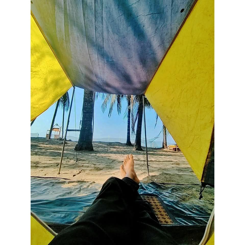 beach camp