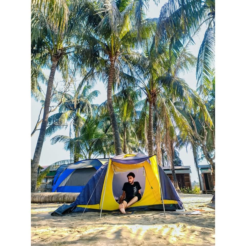 beach camp