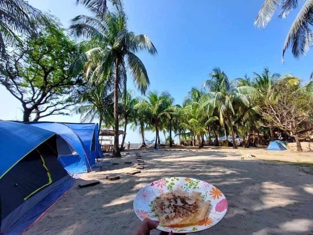 beach camp